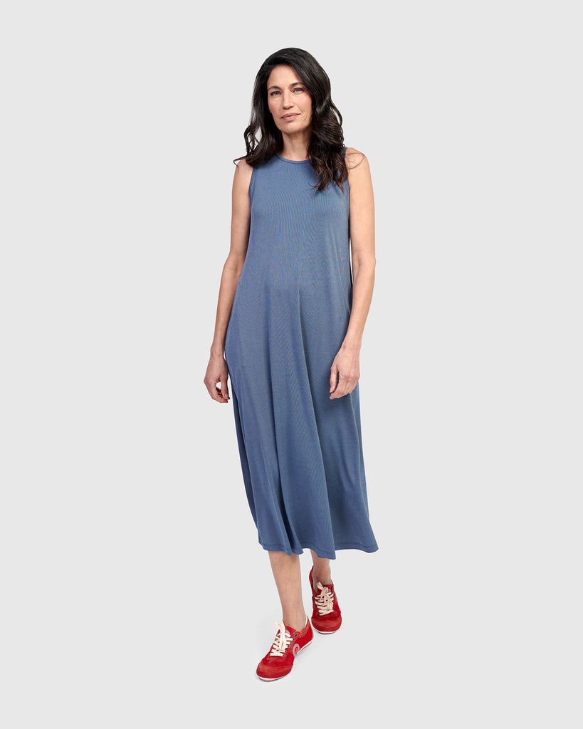 alembika-essential-sleeveless-midi-dress-blue-mist image 1