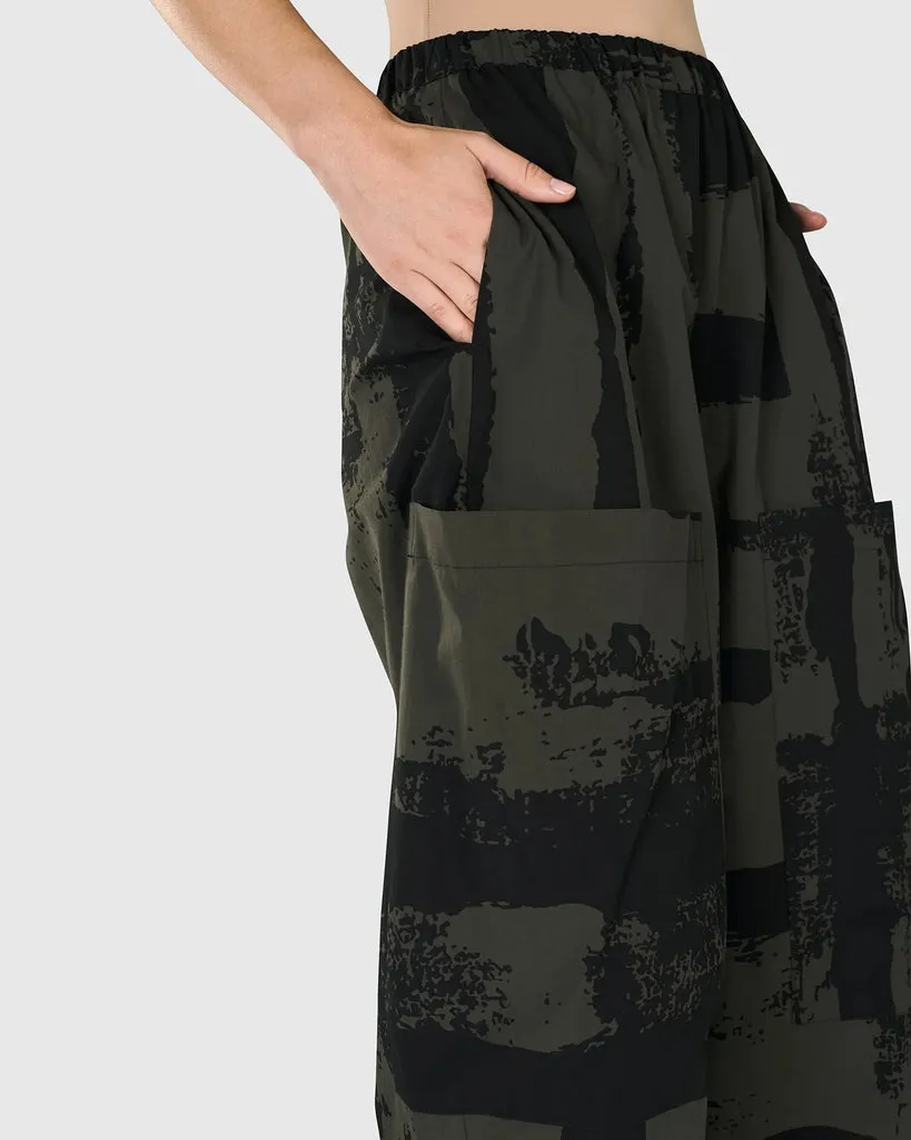alembika-urban-origami-barrel-pants-khaki image 1
