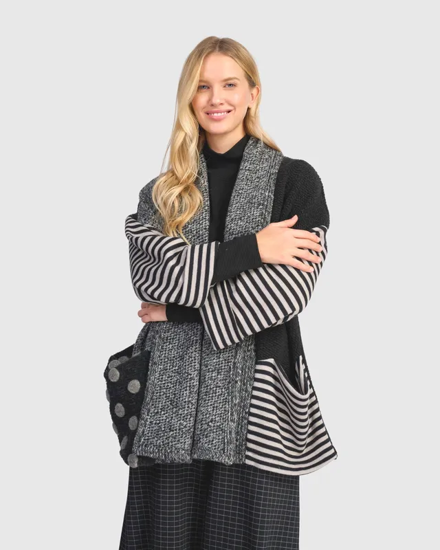 alembika-urban-elsie-cardigan-storm-mix-strickjacke image 1