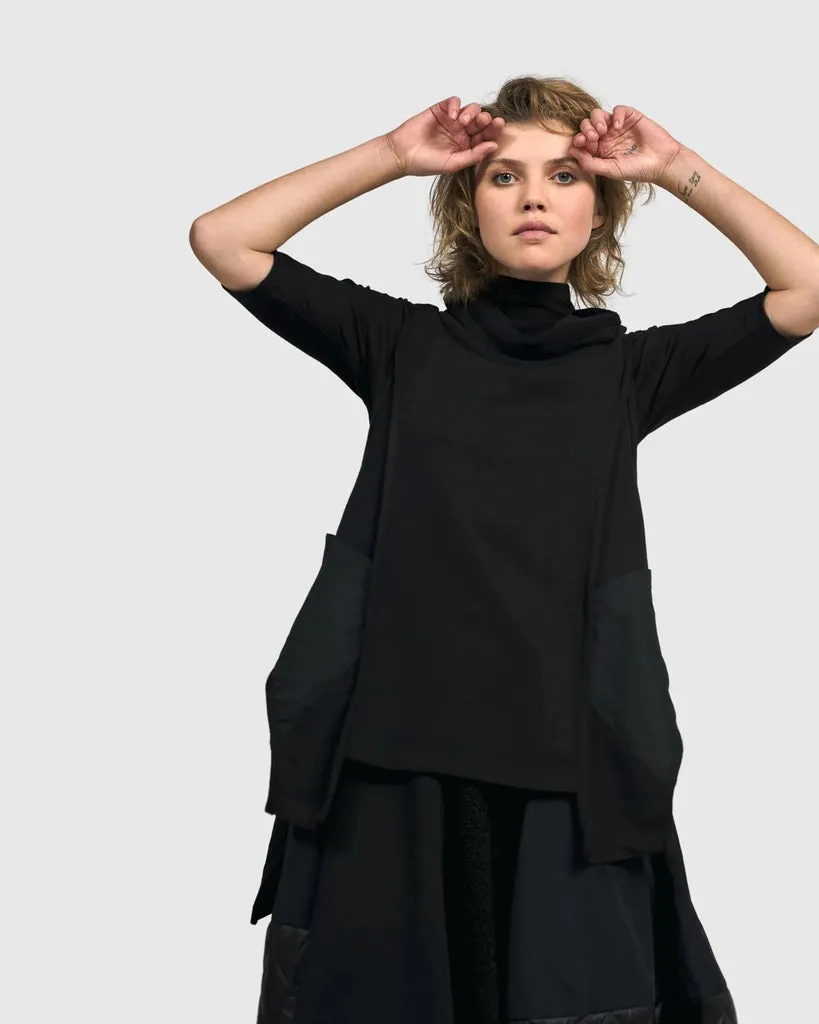 alembika-urban-logan-pullover-rmellose-weste-schwarz image 1