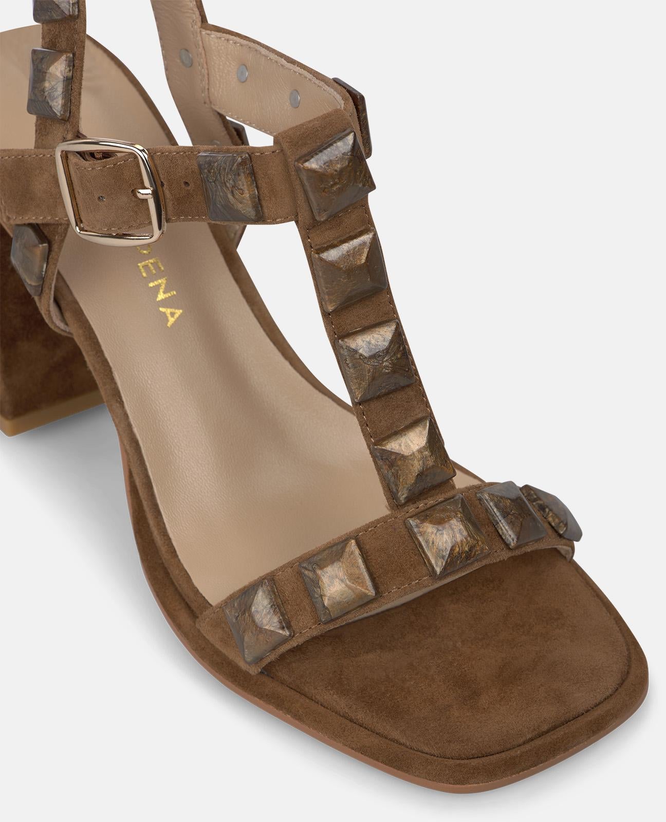 alma-en-pena-high-heel-sandale-mit-print-riemen-caramelo image 4
