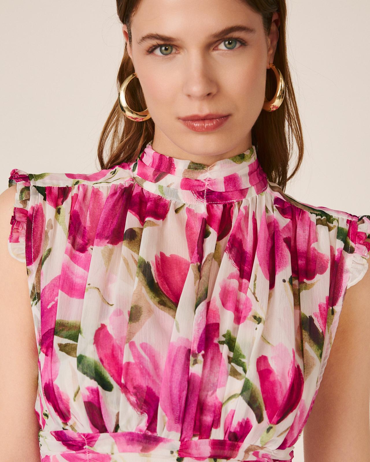 alma-en-pena-high-neck-minikleid-rosa-rmellos image 4