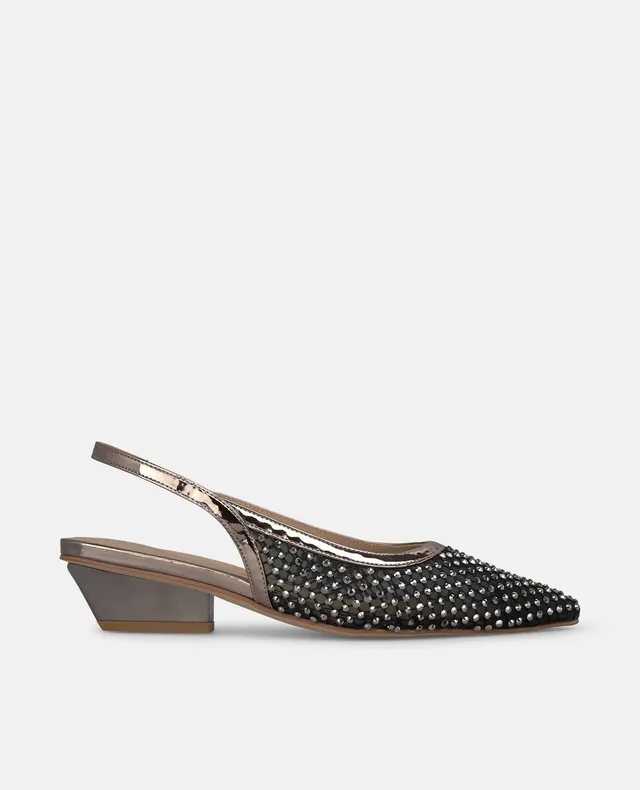 alma-en-pena-mesh-slingbacks-silber-mit-blockabsatz-5-cm image 1