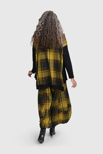alembika-plaid-punto-pants-karohose-mit-pouf-saum image 3