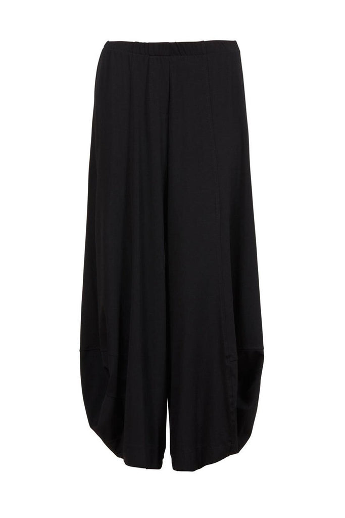 alembika-essential-tekbika-punto-hose-schwarze-stretchhose-mit-poufsaum image 1