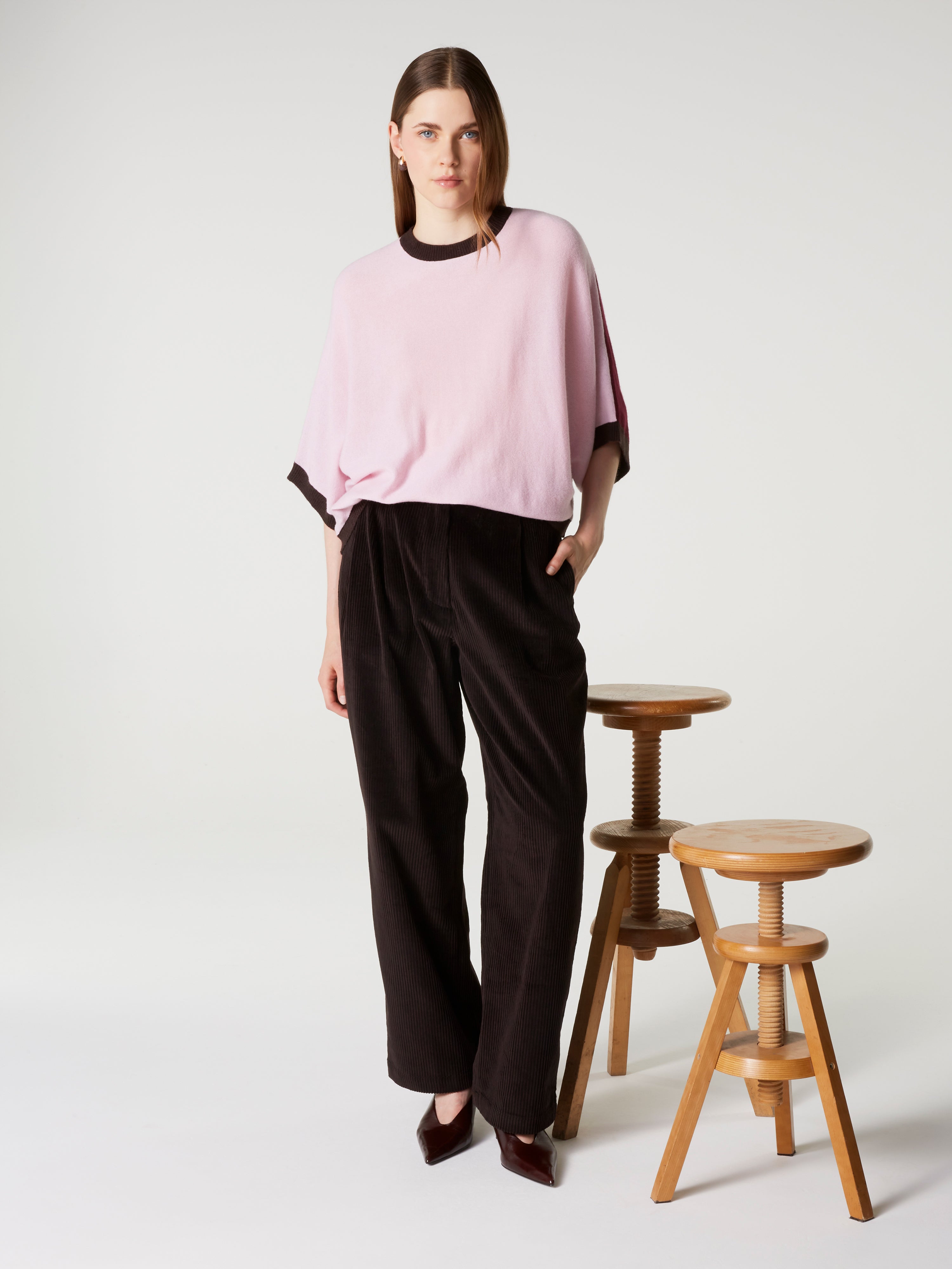 absolut-bettina-kaschmir-poncho-pullover-rundhals image 1