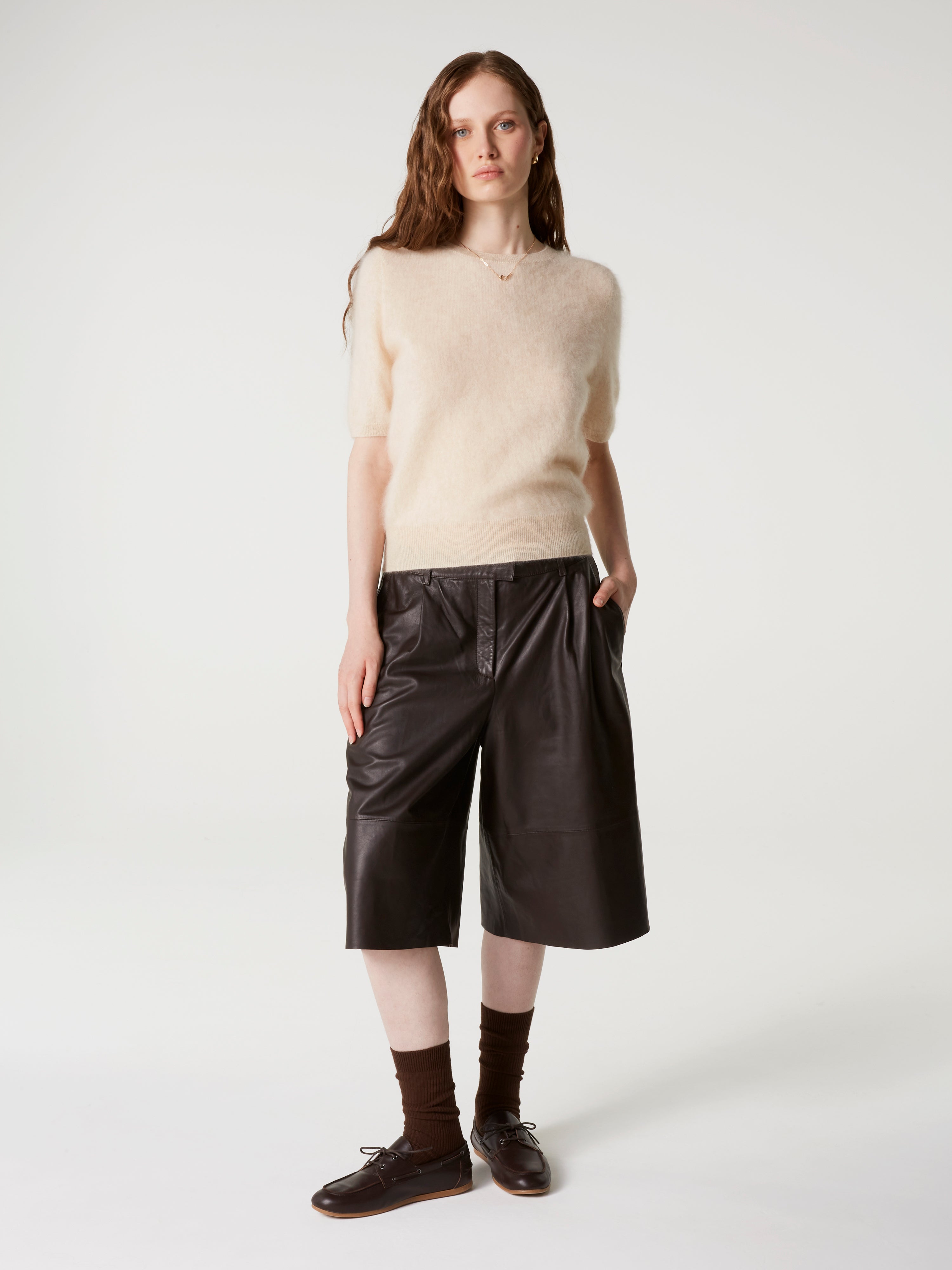 absolut-amaya-pullover-kurzarm-aus-kaschmir-light-beige image 1