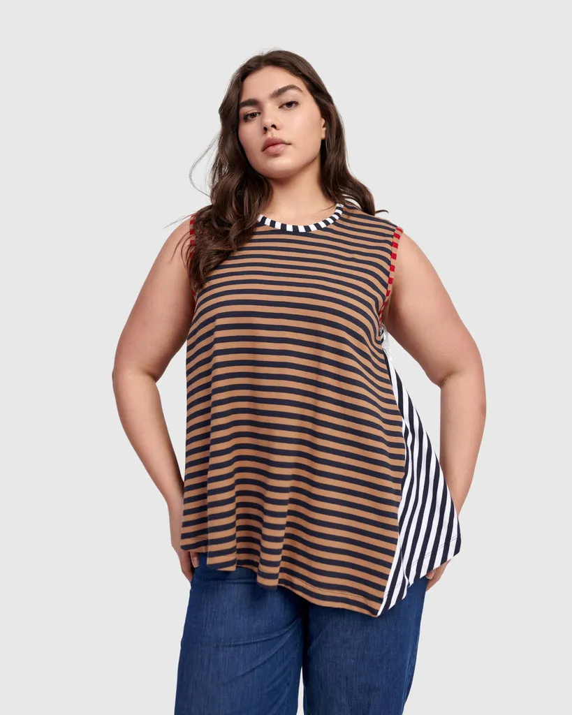 alembika-circus-swing-top-stripes-damen-top-rmellos image 1