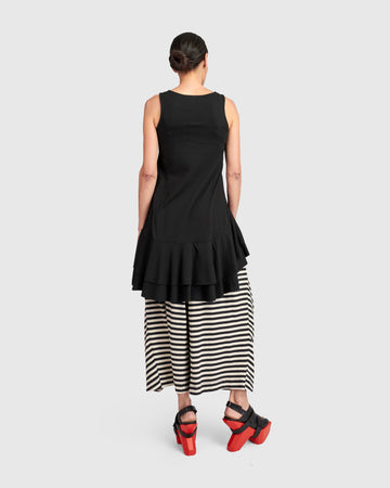 alembika-urban-staple-ruffle-tank-schwarz-a-linie-tr-gertop image 6