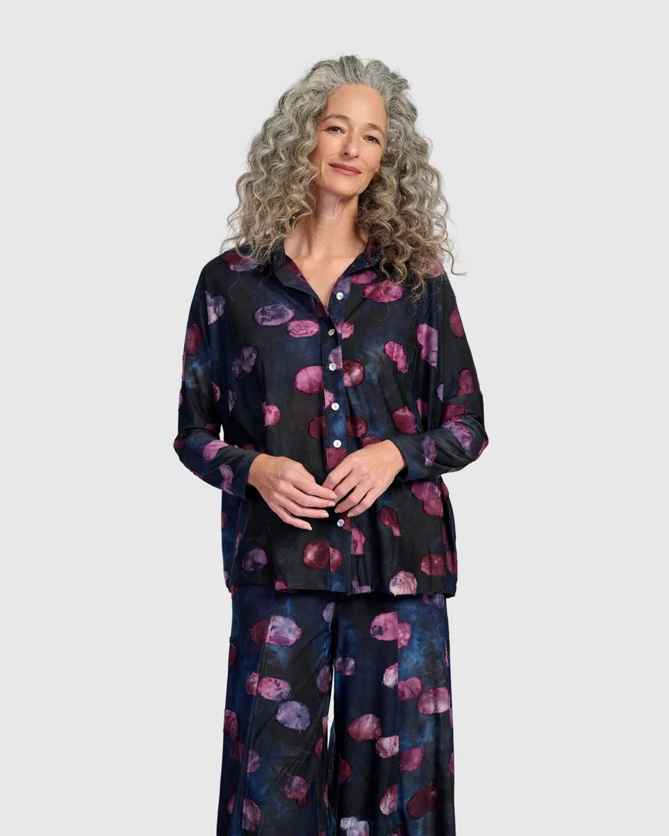alembika-merriweather-shirt-midnight-wine-boxy image 1