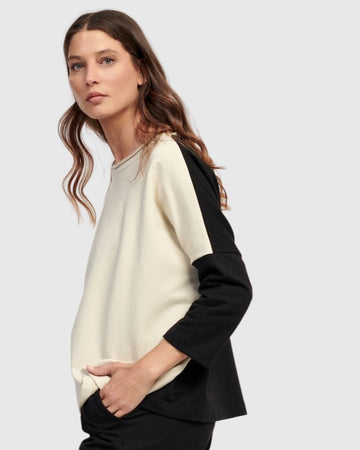 alembika-lena-pullover-top-cream-sweater image 2