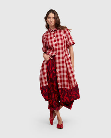 alembika-bunny-wonderful-shirtkleid-check-karo-midi image 7