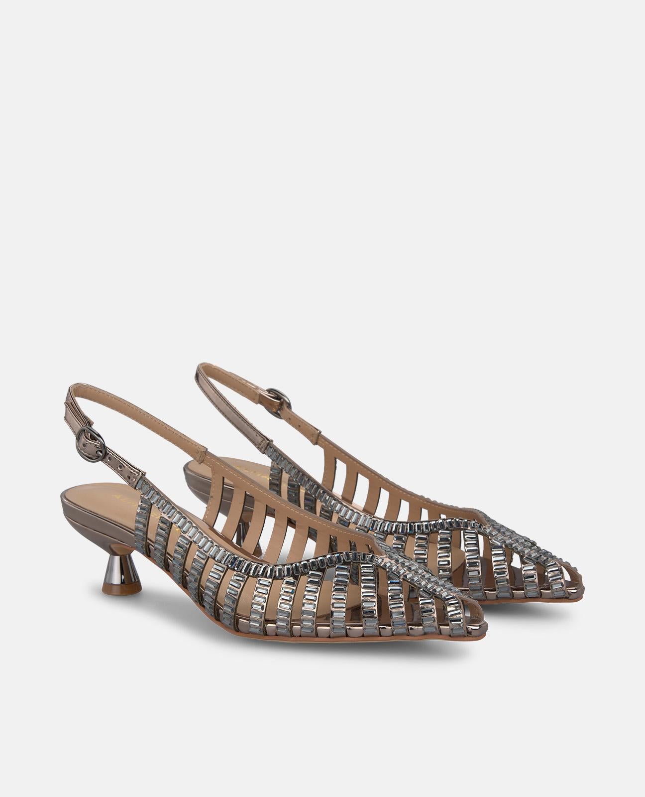 alma-en-pena-slingpump-silber-kitten-heel-mit-strass-4-5-cm image 2