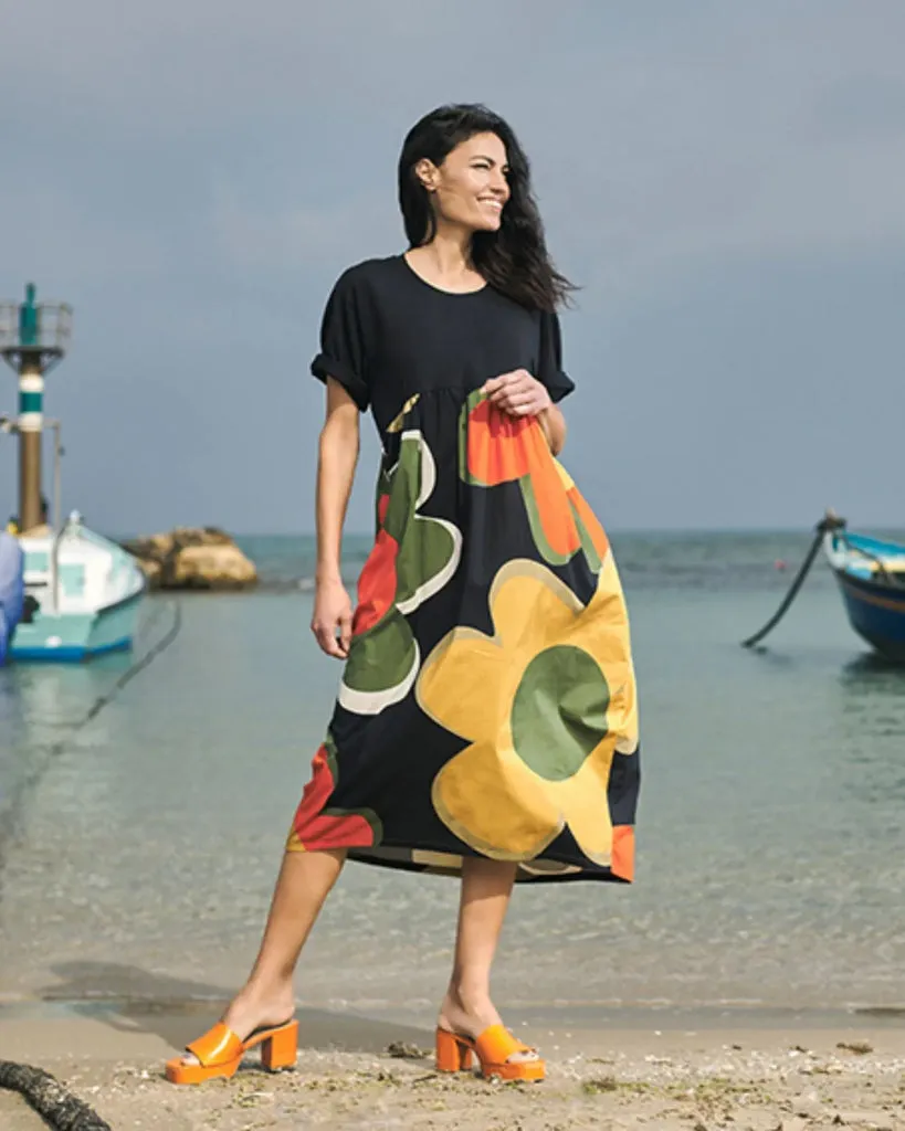 alembika-jocelyn-cocoon-kleid-floral image 1