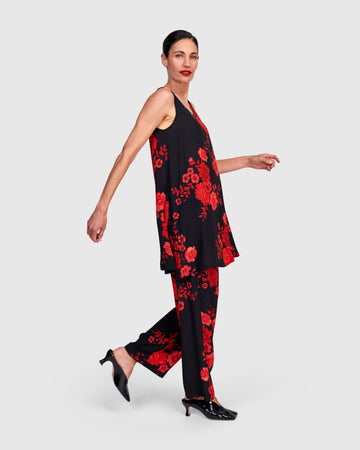 alembika-iki-chiffon-tank-black-red-peony image 4