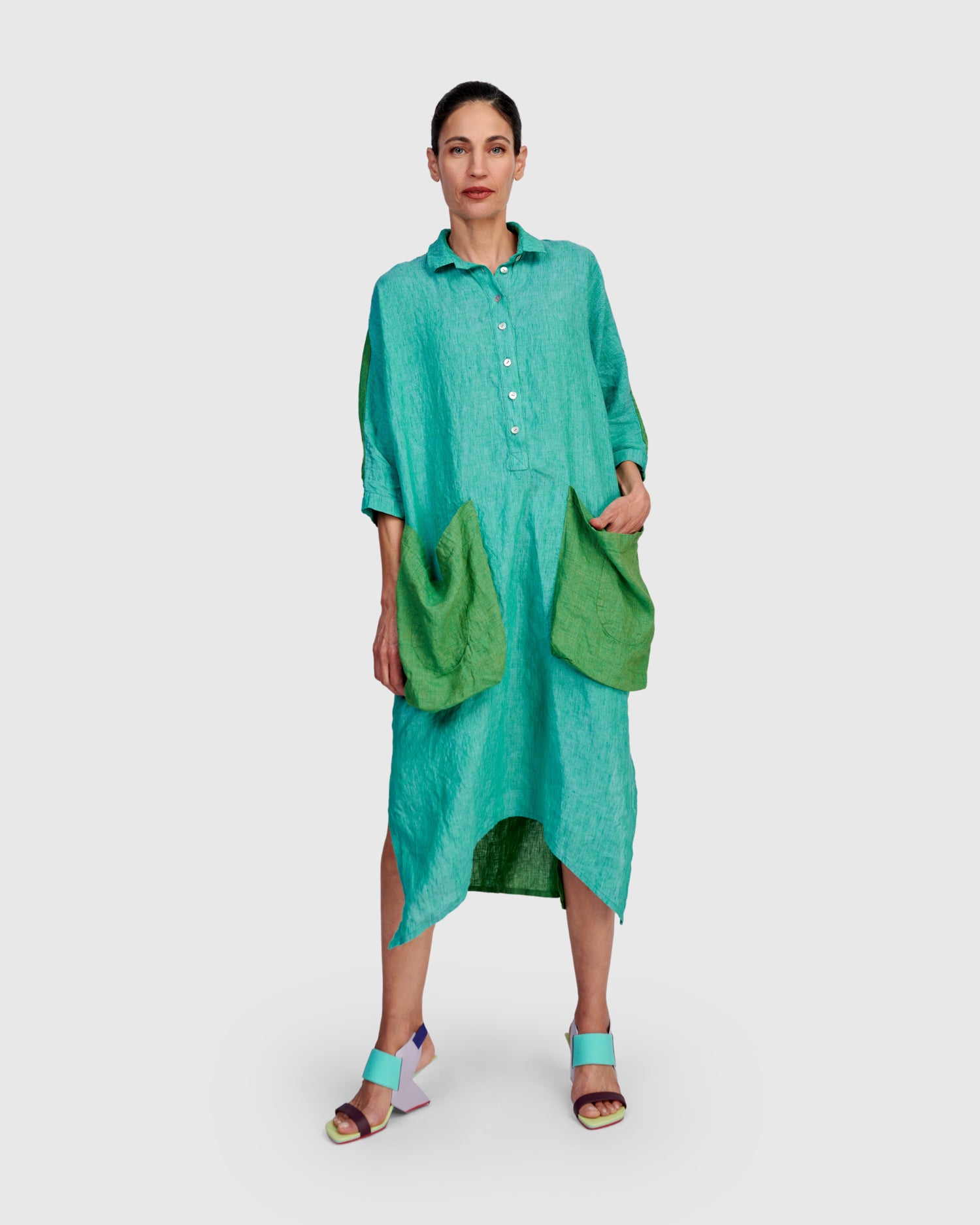 alembika-lagoon-leinenkleid-tropical-mix-maxi image 5