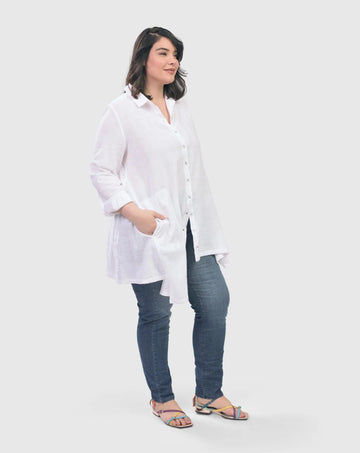 alembika-pippa-muslin-tunic-shirt-tunika-in-white image 8