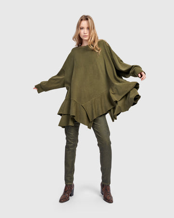 alembika-urban-sahara-oversize-top-olive image 5