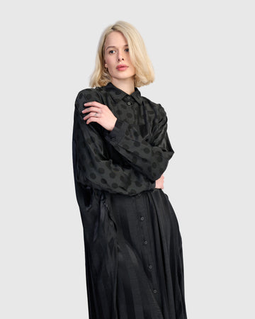 alembika-georgina-shirtdress-black image 3
