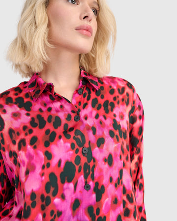 alembika-charmant-shirt-damen-tunika-fuchsia-print-viskose image 3