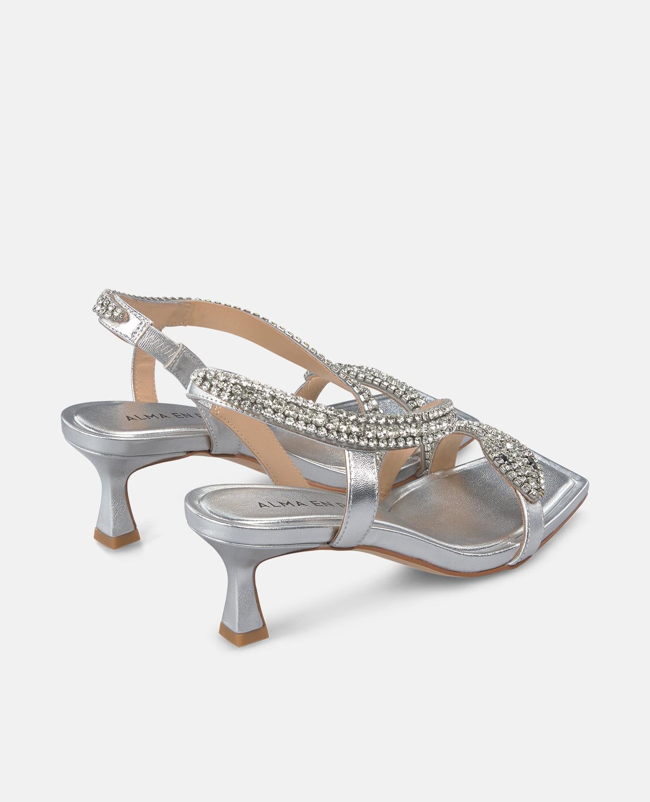 alma-en-pena-mini-snake-heel-sandale-silber-6-cm image 3