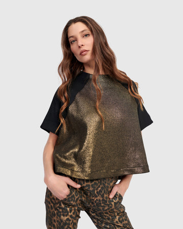 alembika-velma-raglan-top-gold image 7