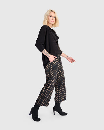 alembika-eclat-straight-pants-schwarz-bronze-dots image 8