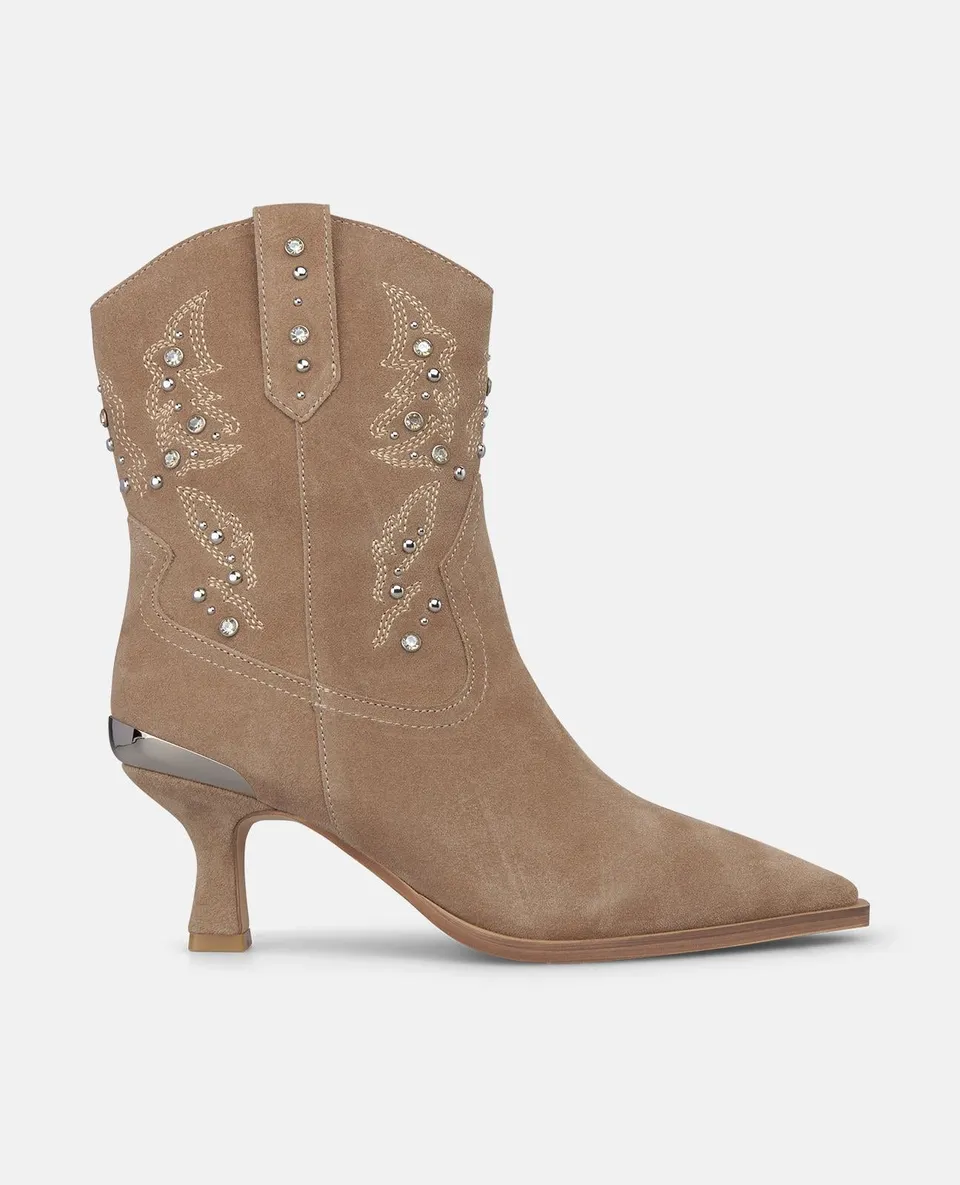 alma-en-pena-cowboy-boots-wildleder-nieten-vis-n-6-cm image 1