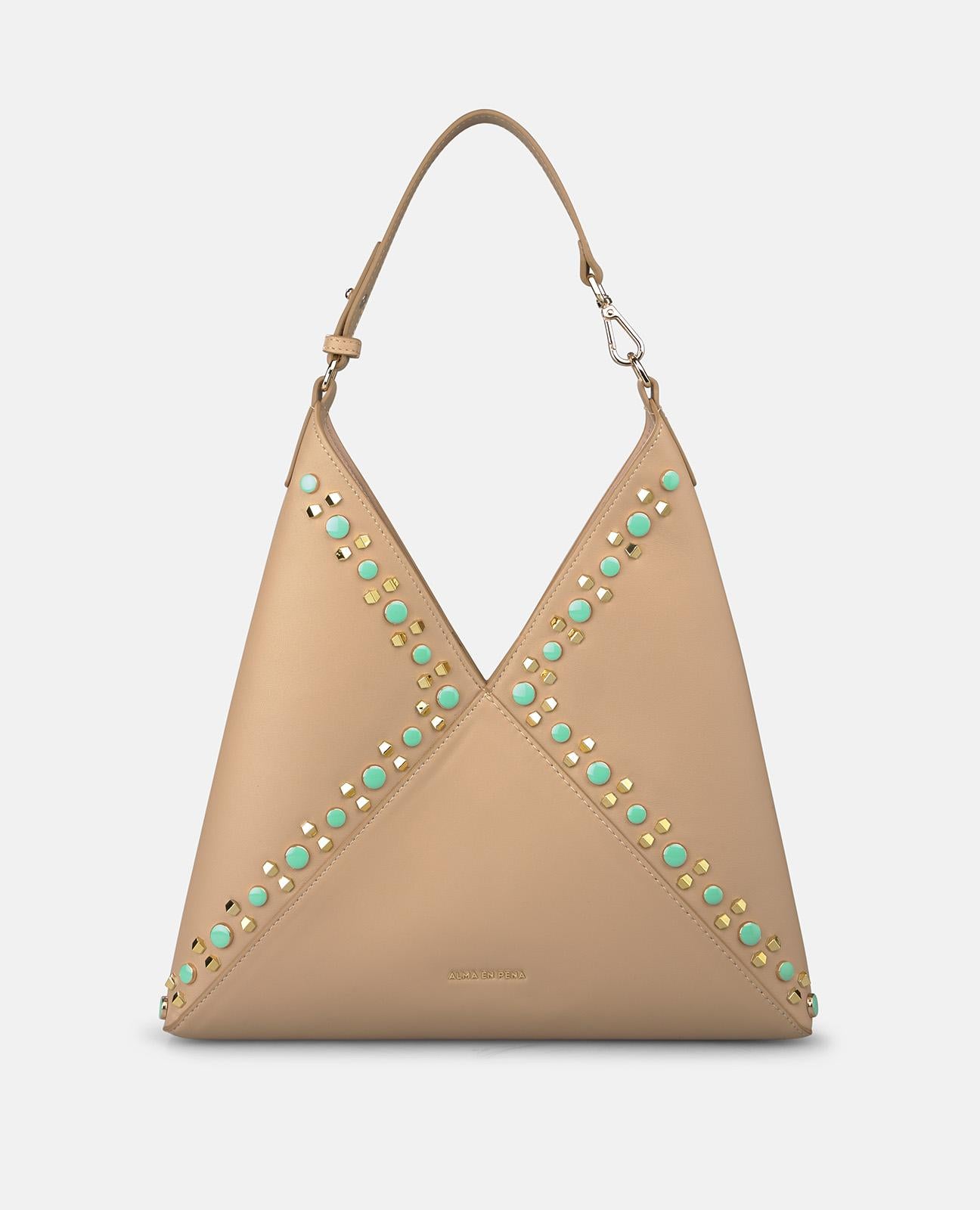 alma-en-pena-geometric-design-bag-ledertasche-arena-casual image 1