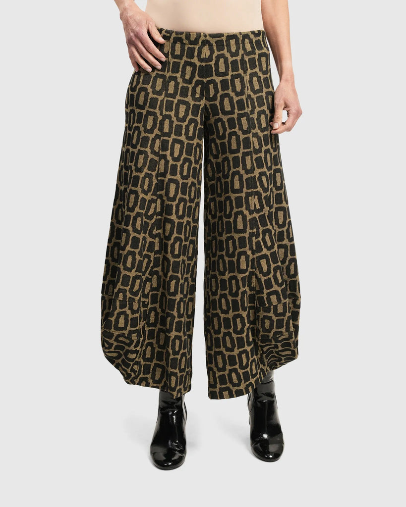 alembika-dynamite-days-punto-pants-ochre-damen-hose image 1