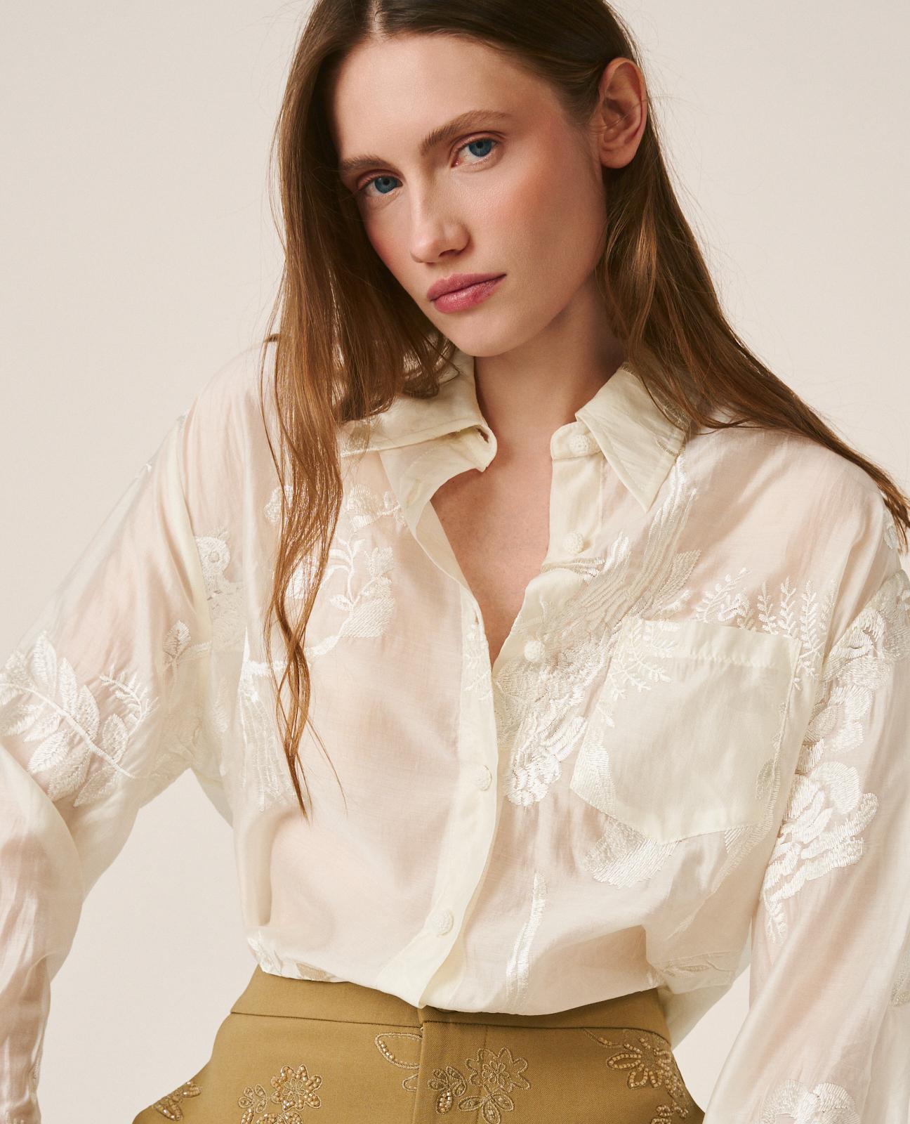 alma-en-pena-pocket-shirt-batist-bluse-wei-mit-blumenstickerei image 3
