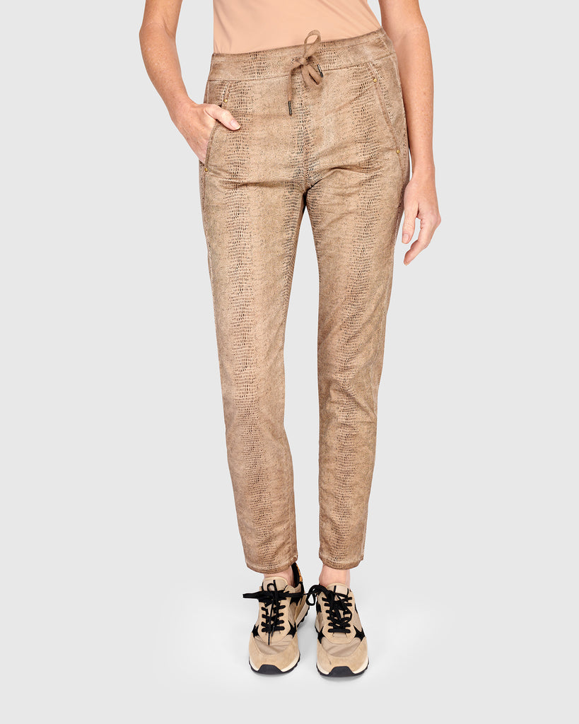 alembika-serpent-iconic-stretch-jeans-camel image 1