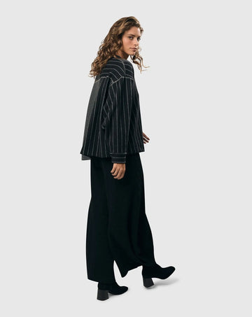 alembika-chalk-stripe-shirt-jacket-schwarz-hemdjacke image 7