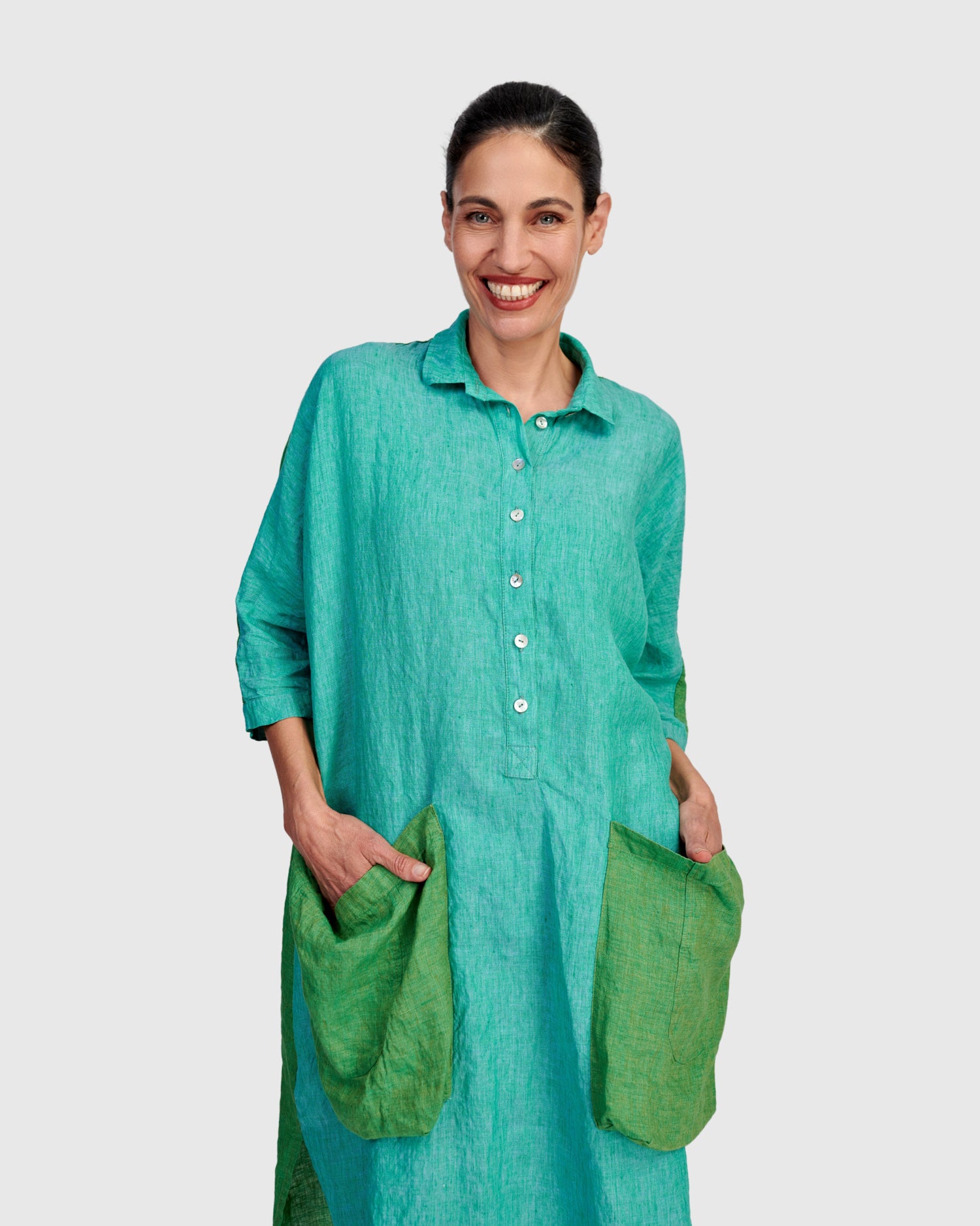 alembika-lagoon-leinenkleid-tropical-mix-maxi image 6