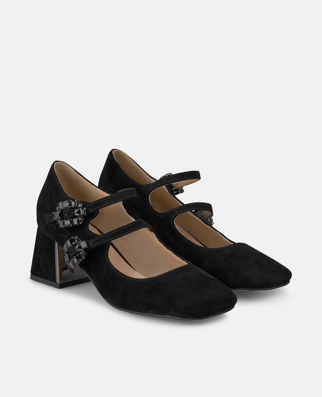 alma-en-pena-shoe-with-buckles-pumps-schwarz-6-cm-mit-schmuckspange image 2