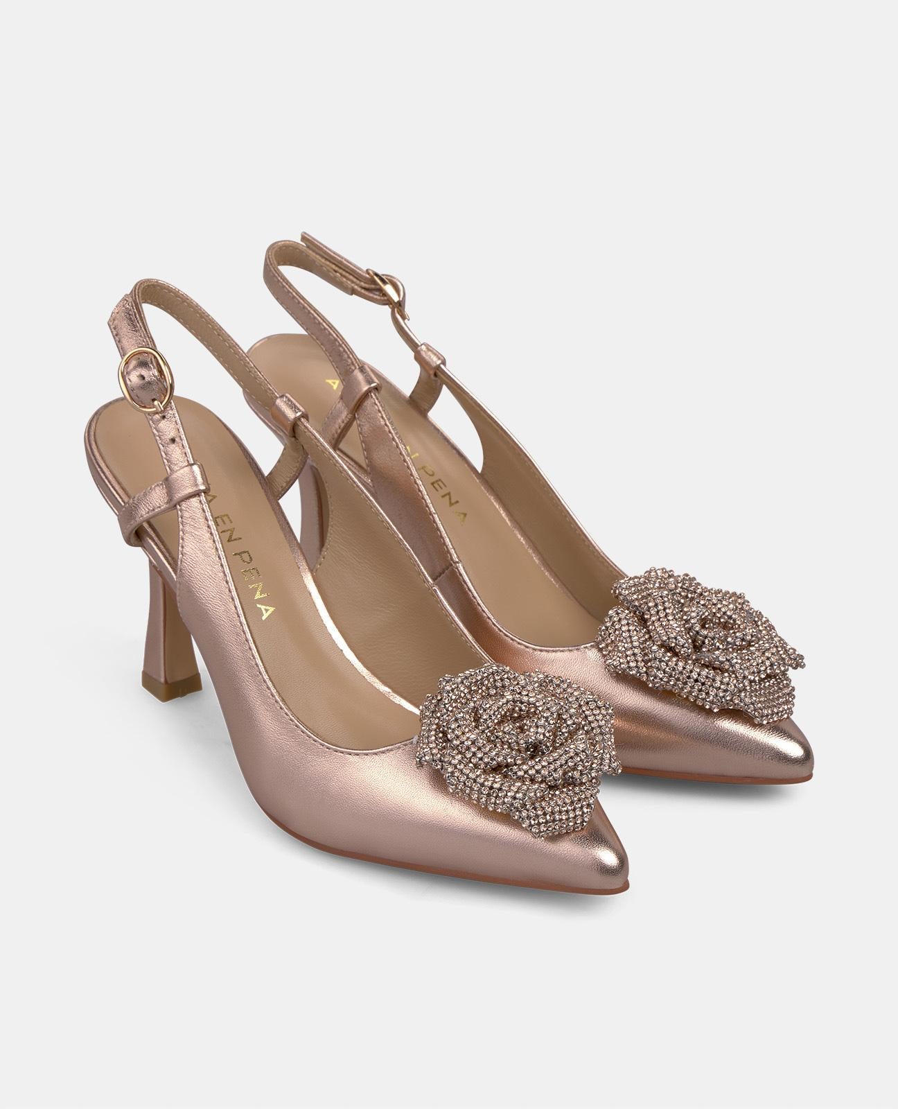 alma-en-pena-flower-high-heel-pumps-rosa-9-cm-stiletto image 3