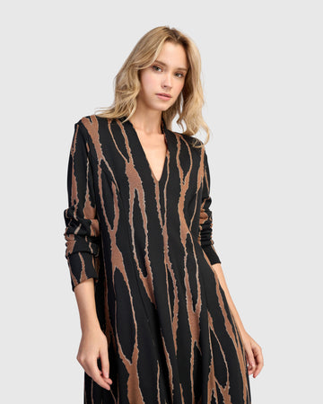 alembika-willow-cocoon-dress-wood-damen-kleid image 6