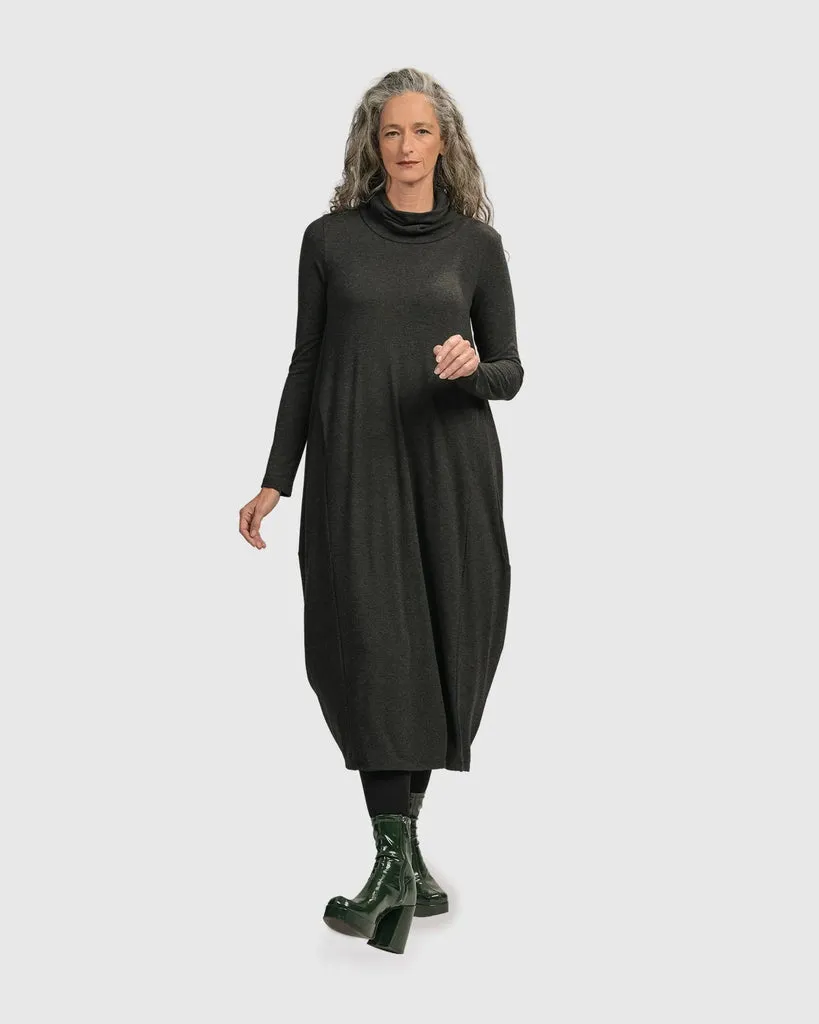 alembika-urban-spice-of-life-cocoon-kleid-charcoal image 1