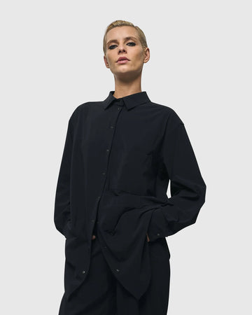 alembika-trinity-button-down-shirt-damen-hemd-schwarz image 5
