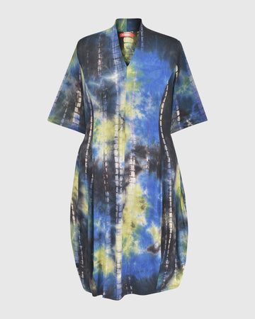 alembika-carla-cocoon-midi-kleid-tie-dye image 7