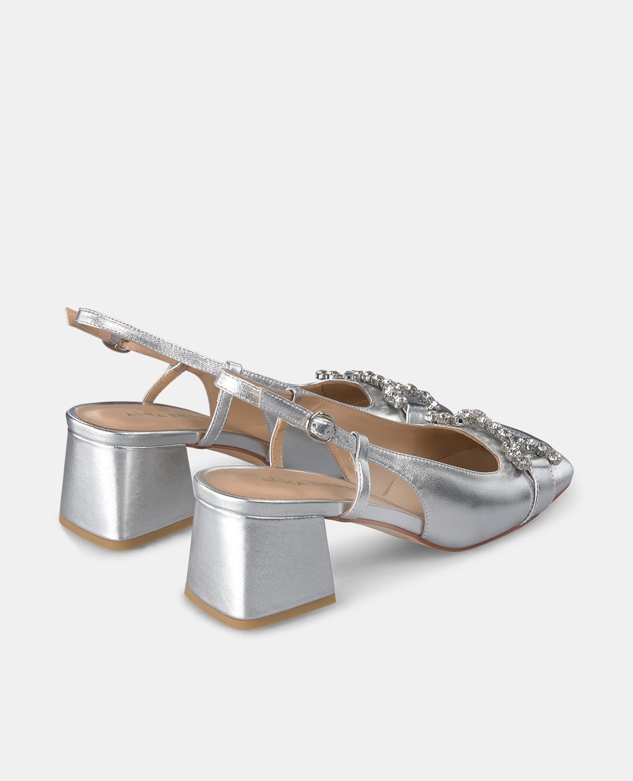 alma-en-pena-estribo-pumps-silber-b-gel-pumps-mit-strass-5-5-cm image 3