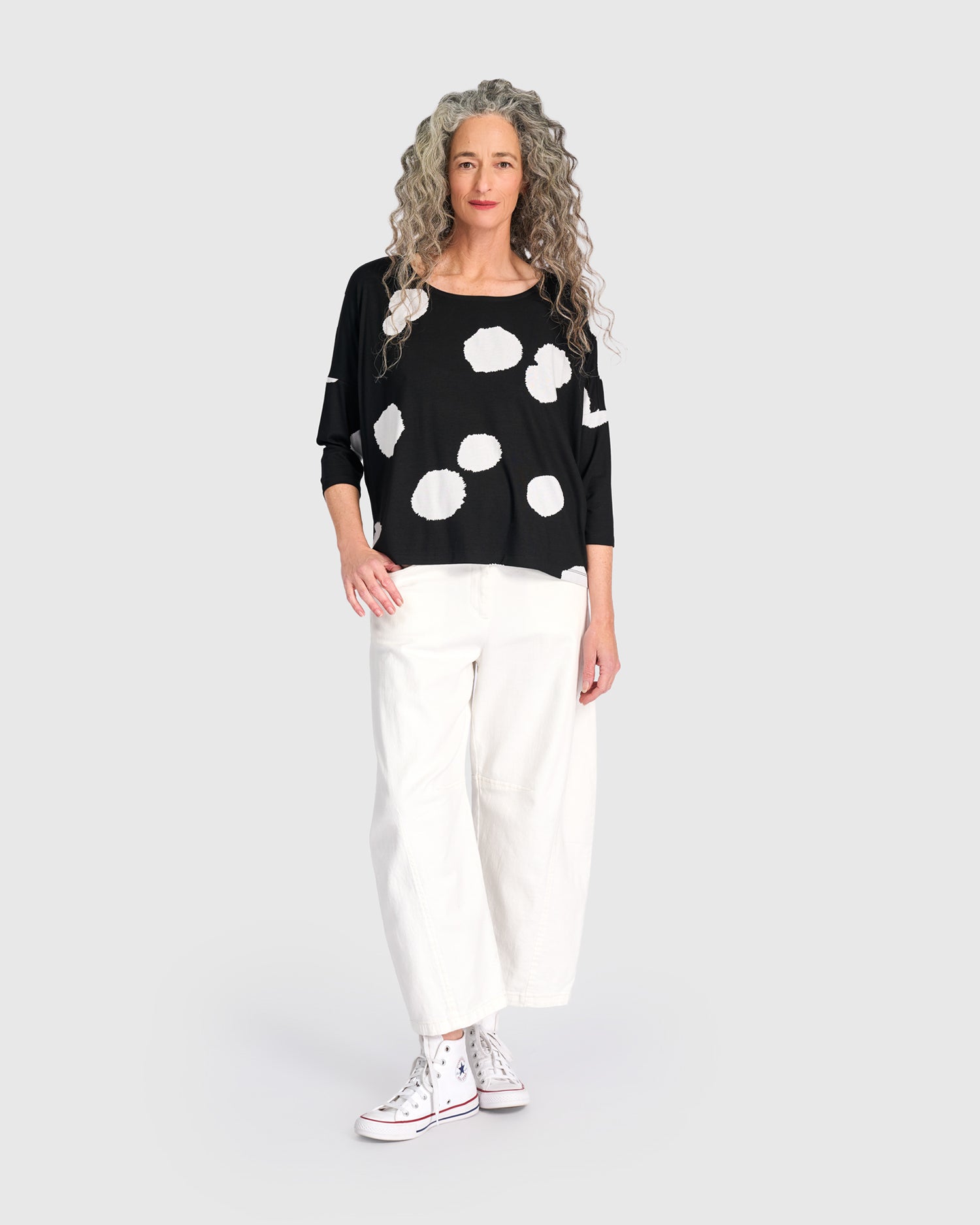 alembika-full-moon-boxy-tee-shirt-black-white image 6