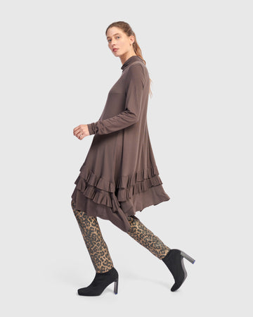 alembika-urban-softie-ruffle-tunika-mocha-damen-tunika image 4