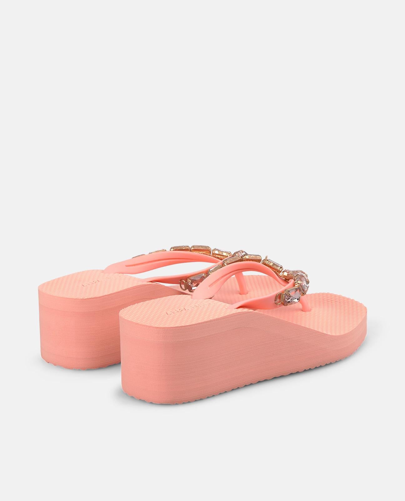 alma-en-pena-minimalist-platform-beach-sandals-plateausandale-koralle-5-5-cm image 3