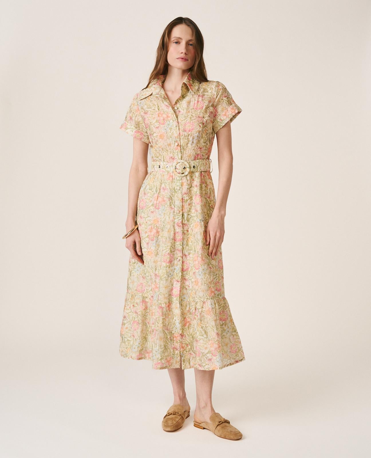 alma-en-pena-waisted-dress-midi-kleid-floral-mit-g-rtel image 3