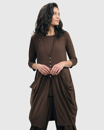 alembika-essential-draped-cocoon-jacke-coffee image 4
