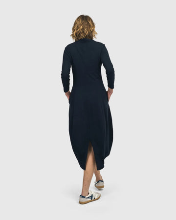 alembika-laurel-cocoon-kleid-navy image 6