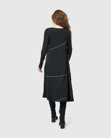 alembika-nightingale-pullover-midikleid-schwarz-fit-flare image 6