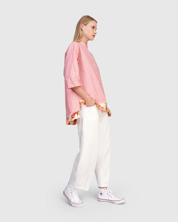 alembika-jasmine-collarless-shirt-bluse-blush image 6
