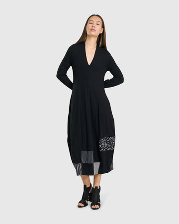 alembika-josie-cocoon-kleid-mono-techno-jersey image 4